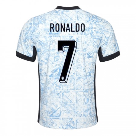 Camisola Portugal Ronaldo 7 2º Equipamento Euro 2024 Manga Curta